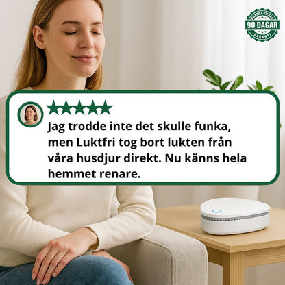 Luktfri – Ta bort dåliga lukter snabbt och enkelt!